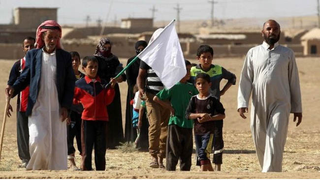 سازمان ملل: حدود  ۹۰۰ نفر از ساکنان موصل وارد سوریه شدند 